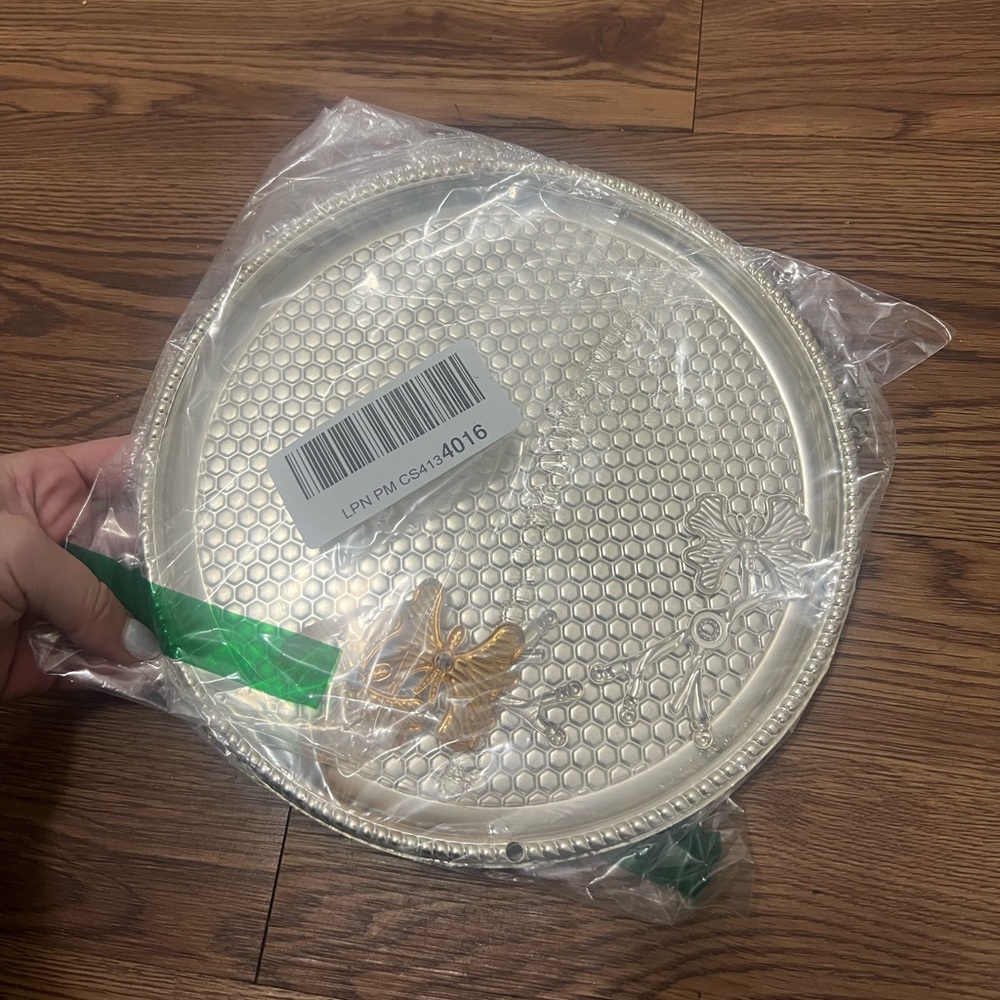 Authentic Turkish Moroccan Butterfly Round Tray